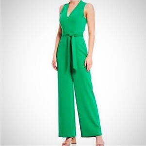 Antonio Melani Green Sleeveless Jumpsuit